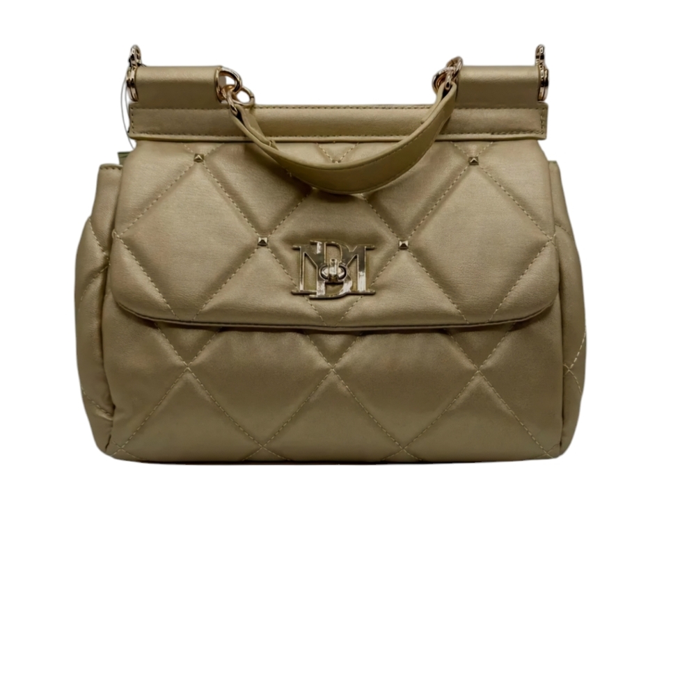 SALE ✨️Badgley Mischka Quilted Purse with Diamond & Stud Details-  …